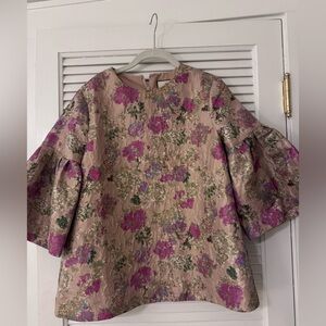 Tuckernuck Duchess Harper Bell Sleeve Blouse, Sz Sm